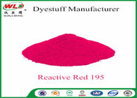 Pure Red Clothes Dye C I Red 195 Reactive Red Wbe Powder Dye For Clothes