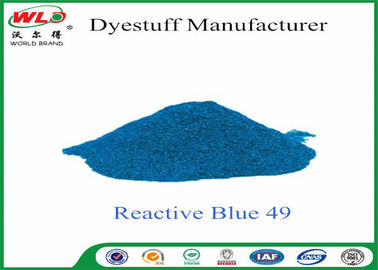 Eco Friendly Polyester Fabric Dye Reactive Blue PE C I Reactive Blue 49