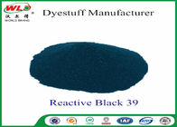 Eco Friendly Cotton Fabric Powder Tie Dye Reactive Black 39 High Stability
