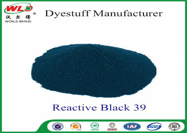 Eco Friendly Cotton Fabric Powder Tie Dye Reactive Black 39 High Stability